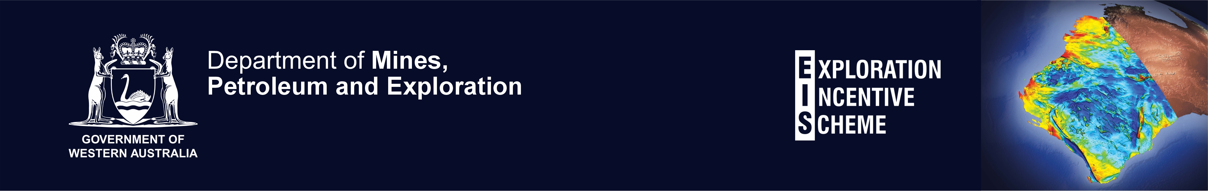 Banner for Department of Mines, Industry Regulation and Safety Exploration Incentive Scheme